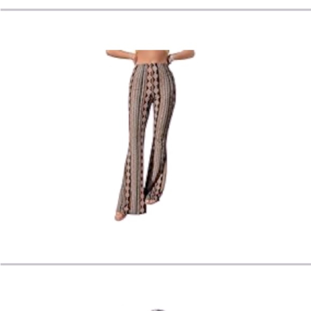 Boho wide leg pants
